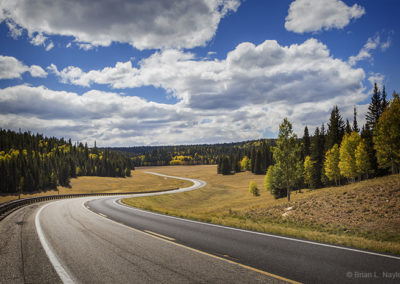 Fall colors and windy roads