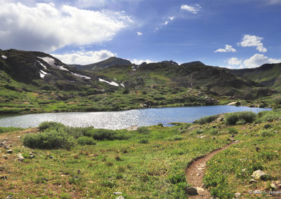 Trails through pastures and lakes