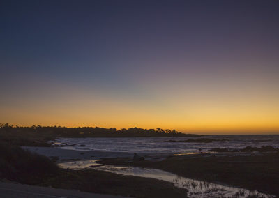 Last light subtle colors