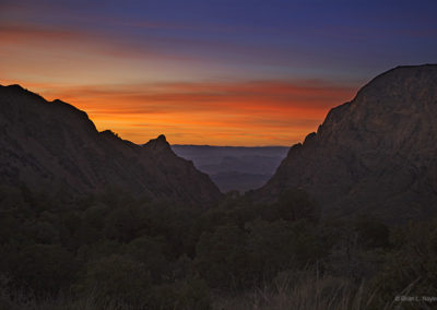 Valley view's last light